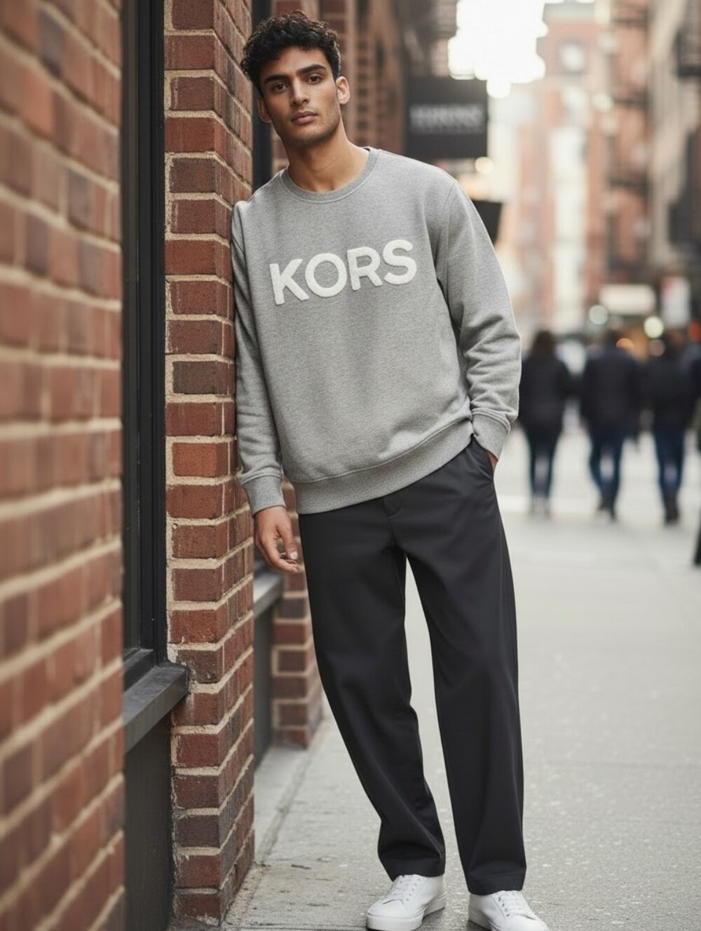 MICHAEL Michael Kors Men's Gray Sweatshirt
